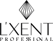 Logo de L'xent Professional con el texto L'XENT y PROFESSIONAL, y un símbolo geométrico.