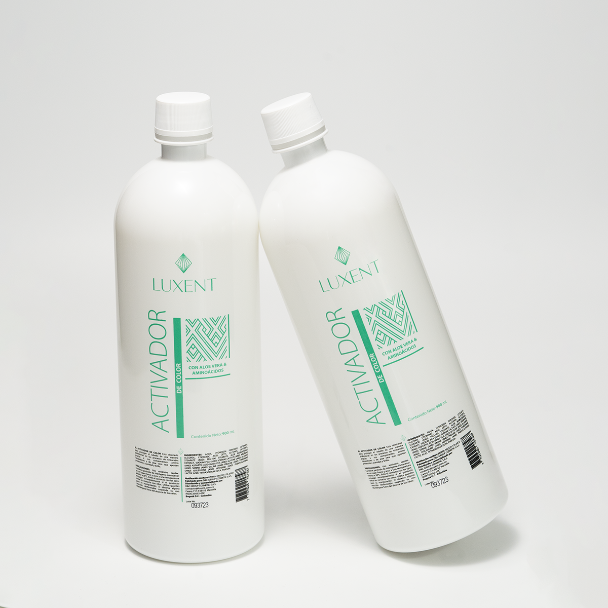 Activador de color Luxent Professional con aloe vera y aminoácidos, botellas de 900 ml. - Luxent Professional