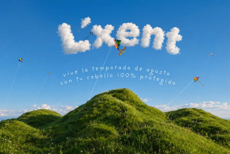 Cometas y nubes forman L'xent: vive la temporada de agosto con tu cabello 100% protegido | L'xent Professional
