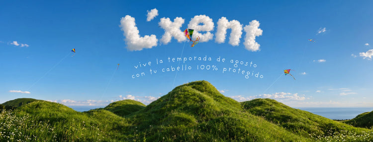 Cometas y nubes forman L'xent: vive la temporada de agosto con tu cabello 100% protegido | L'xent Professional