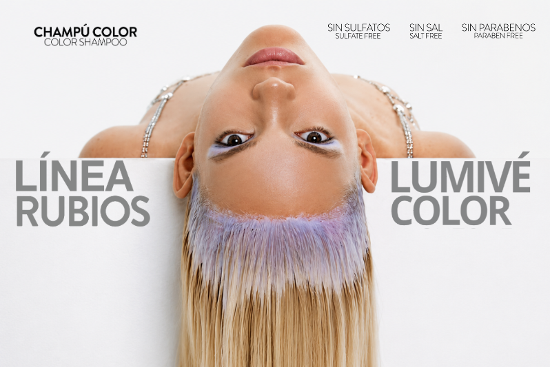 Banner Lumivé Champús Tonos Matizantes para Cabello Rubio y Platinado - Luxent