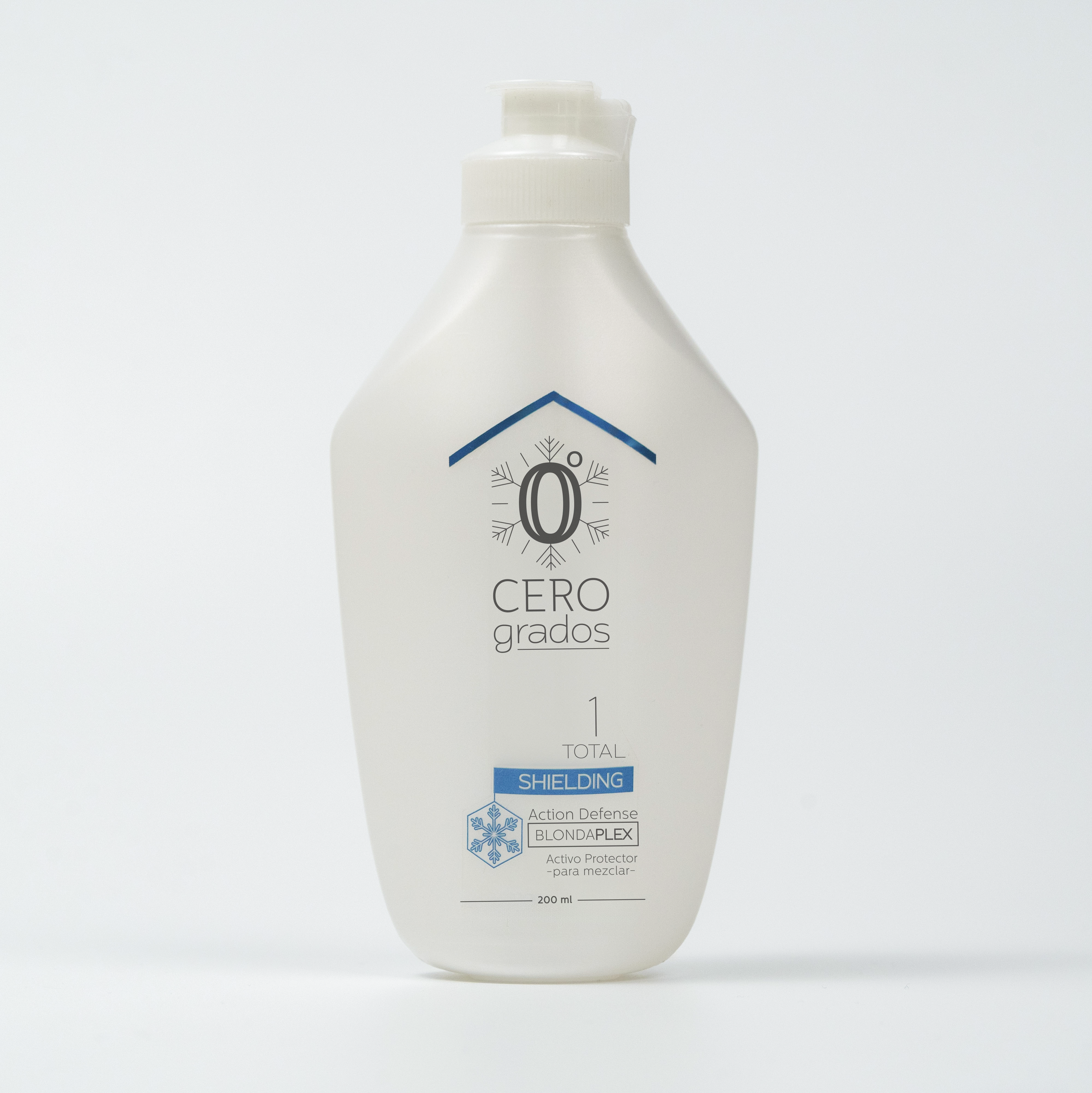 CERO grados Shielding BlondaPlex, activo protector capilar de 200 ml para mezclar - Luxent Professional