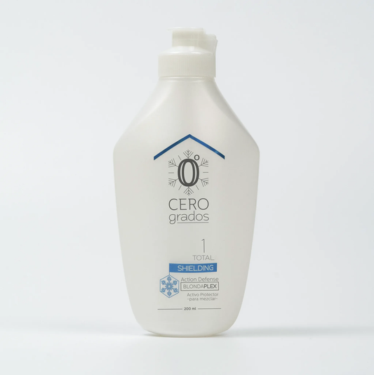 CERO grados Shielding BlondaPlex, activo protector capilar de 200 ml para mezclar | L'xent Professional