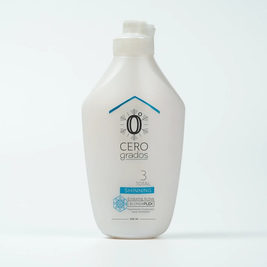 CERO grados 3 TOTAL SHINNING BLONDAPLEX 200 ml. Tratamiento finalizador para mantener | L'xent Professional