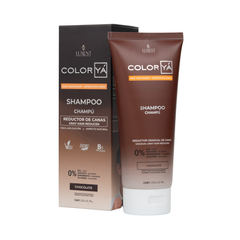 Champú reductor de canas Color Ya tono chocolate en caja y tubo - Luxent Professional