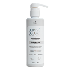 Champú Lumivé Color Ceniza Tenue 300ml, matizador ceniza para rubios | L'xent Professional
