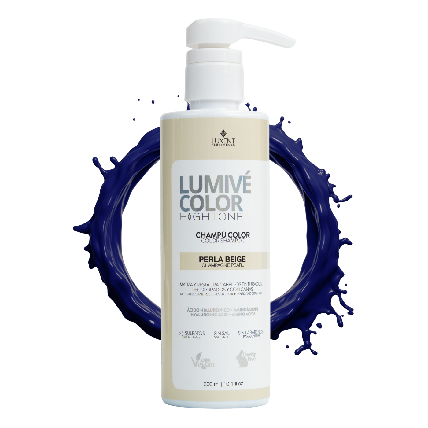 Champú Color Lumivé Perla Beige para matizar y restaurar cabellos | L'xent Professional