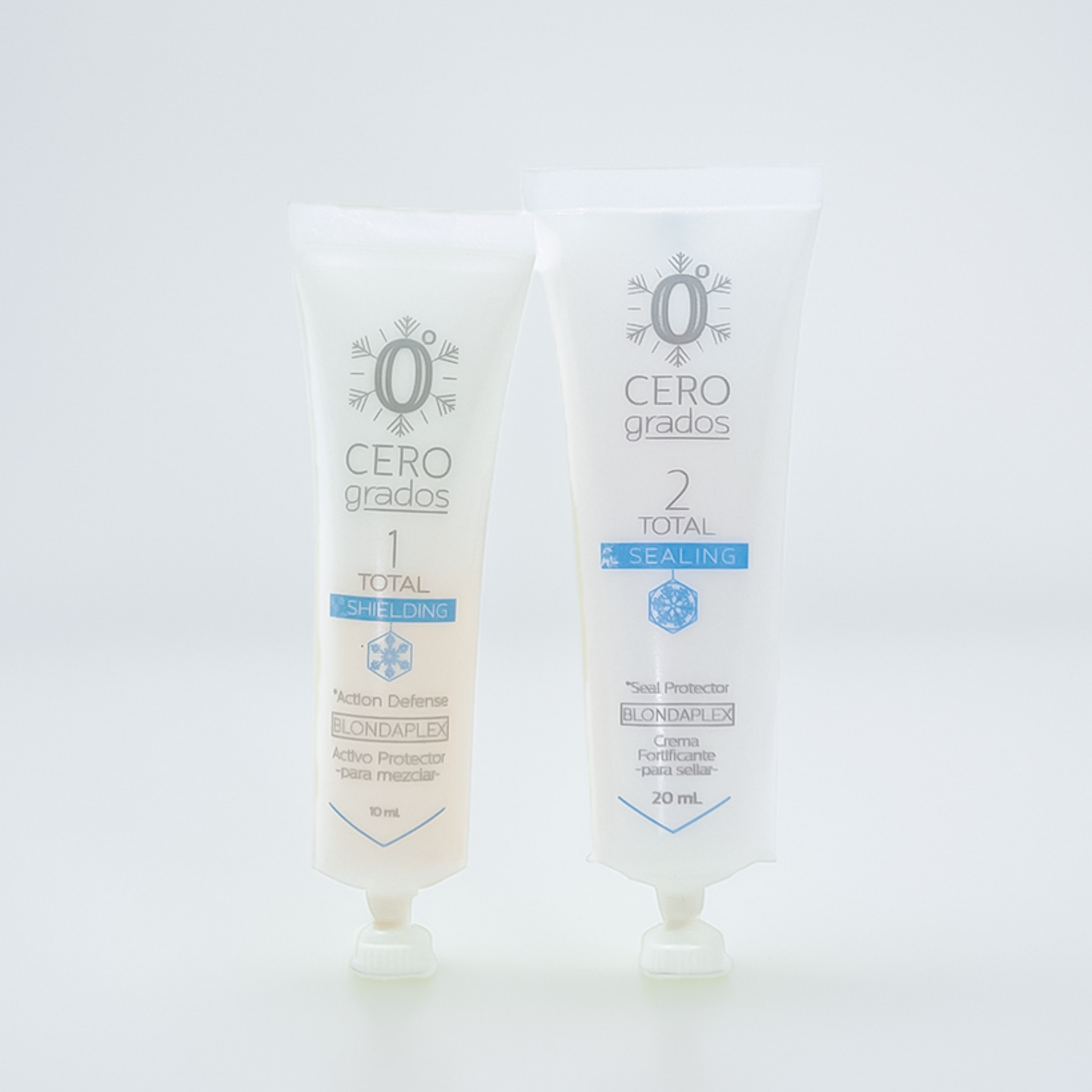 Cero Grados Blondaplex, activo protector y crema fortificante para cabello - Luxent Professional