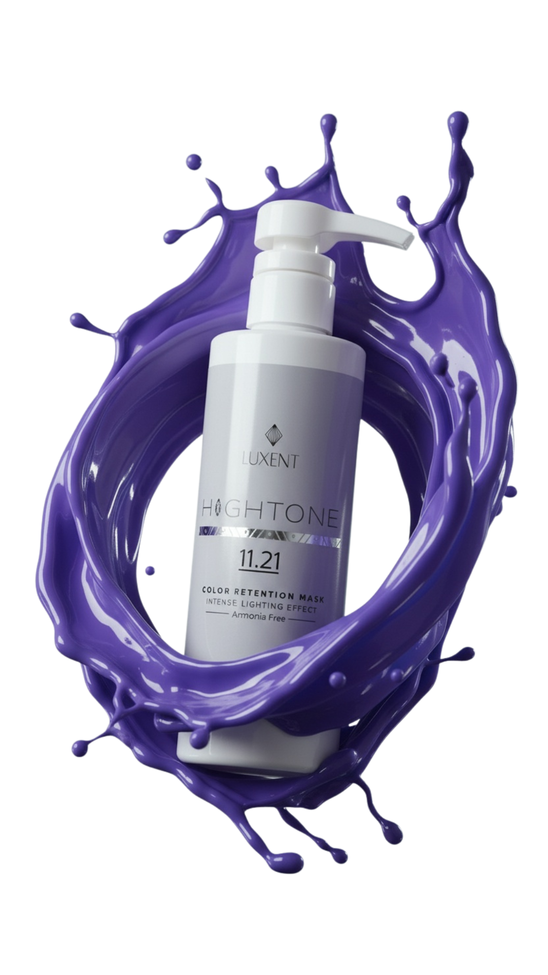 Mascarilla capilar Luxent Hightone 11.21 con efecto de iluminación intensa y retención de col - Luxent Professional
