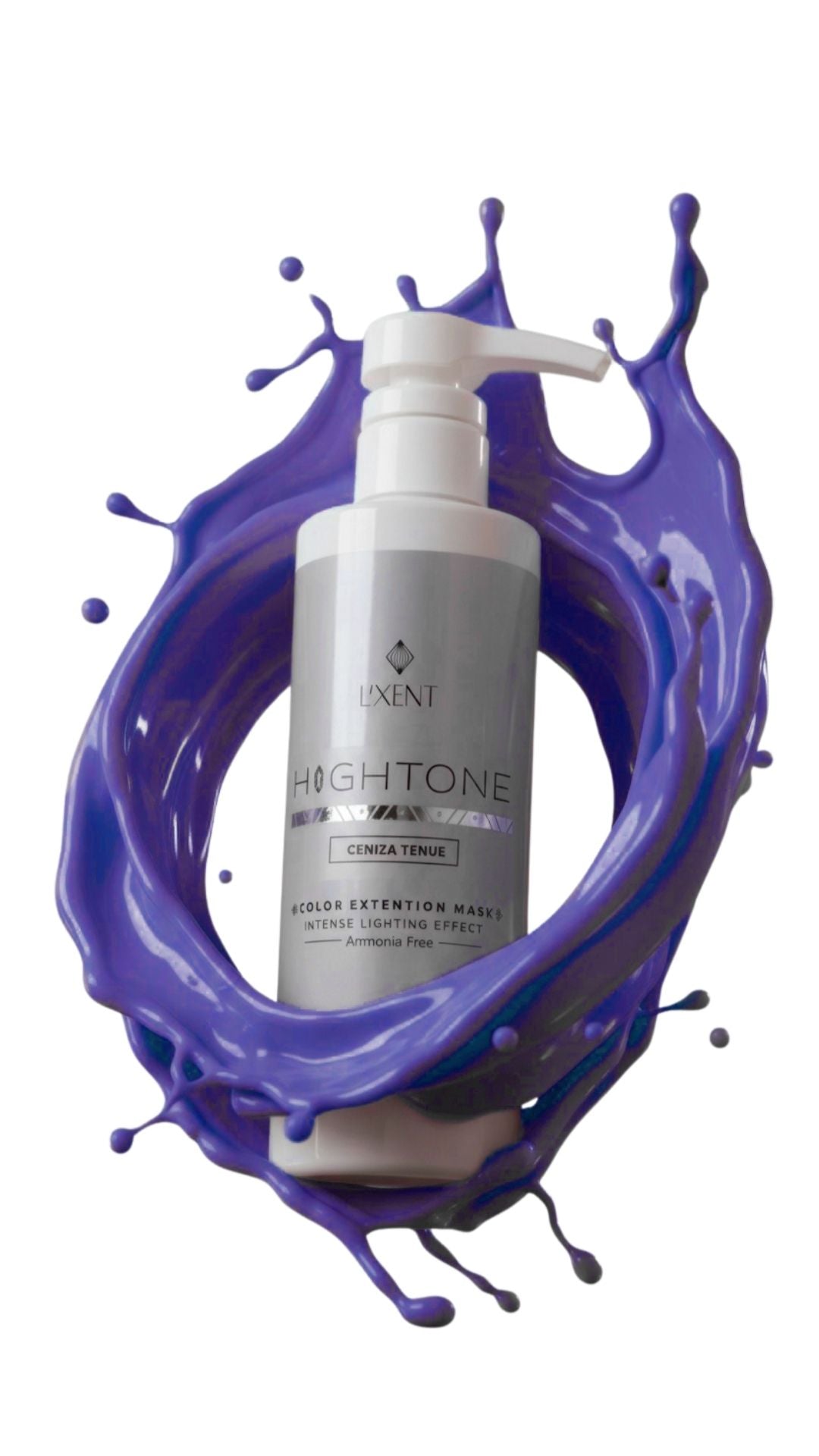 Mascarilla de color Ceniza Tenue — detalle del envase | L'xent Professional