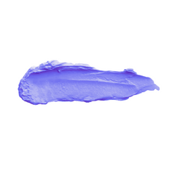 Muestra de producto capilar morado, ideal para neutralizar tonos amarillos o matizar el cabel - Luxent Professional