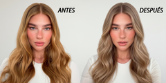 Resultado rubio beige perlado tras el Dúo Kit Rubios Perla Beige | L'xent Professional
