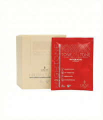 Mascarilla capilar Tone On Tone Hyper Rojo en caja y sachet individual - Luxent Professional