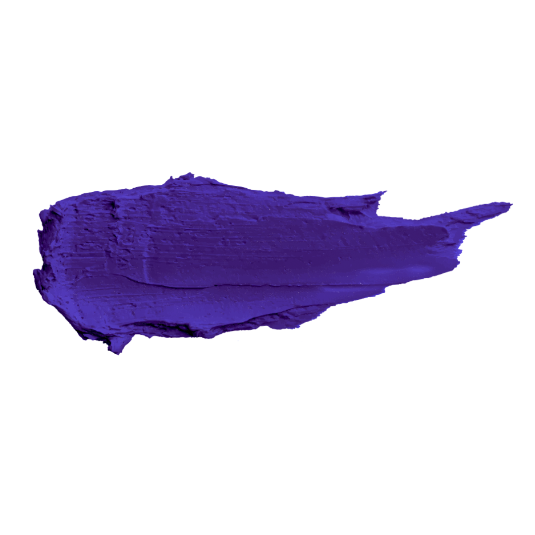 Muestra de color morado intenso de tinte o mascarilla capilar profesional - Luxent Professional