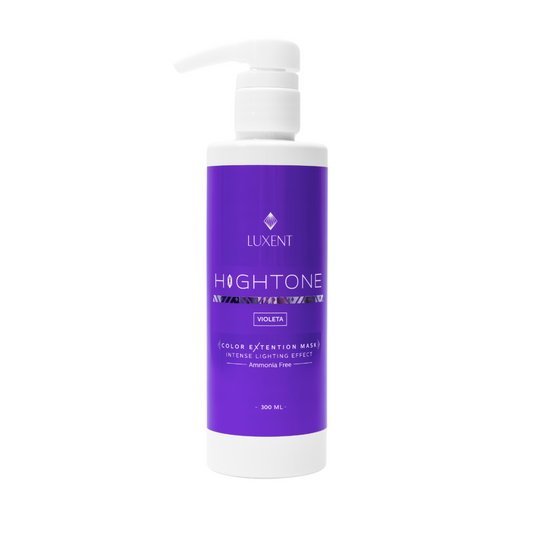 Mascarilla capilar HighTone Violeta 300ml, efecto iluminador intenso, sin amoniaco | L'xent Professional