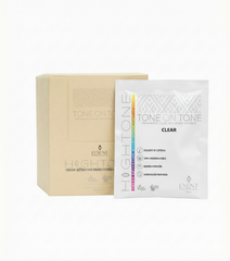 Caja de 20 sachets de mascarilla capilar Tone on Tone y sachet individual Clear - Luxent Professional