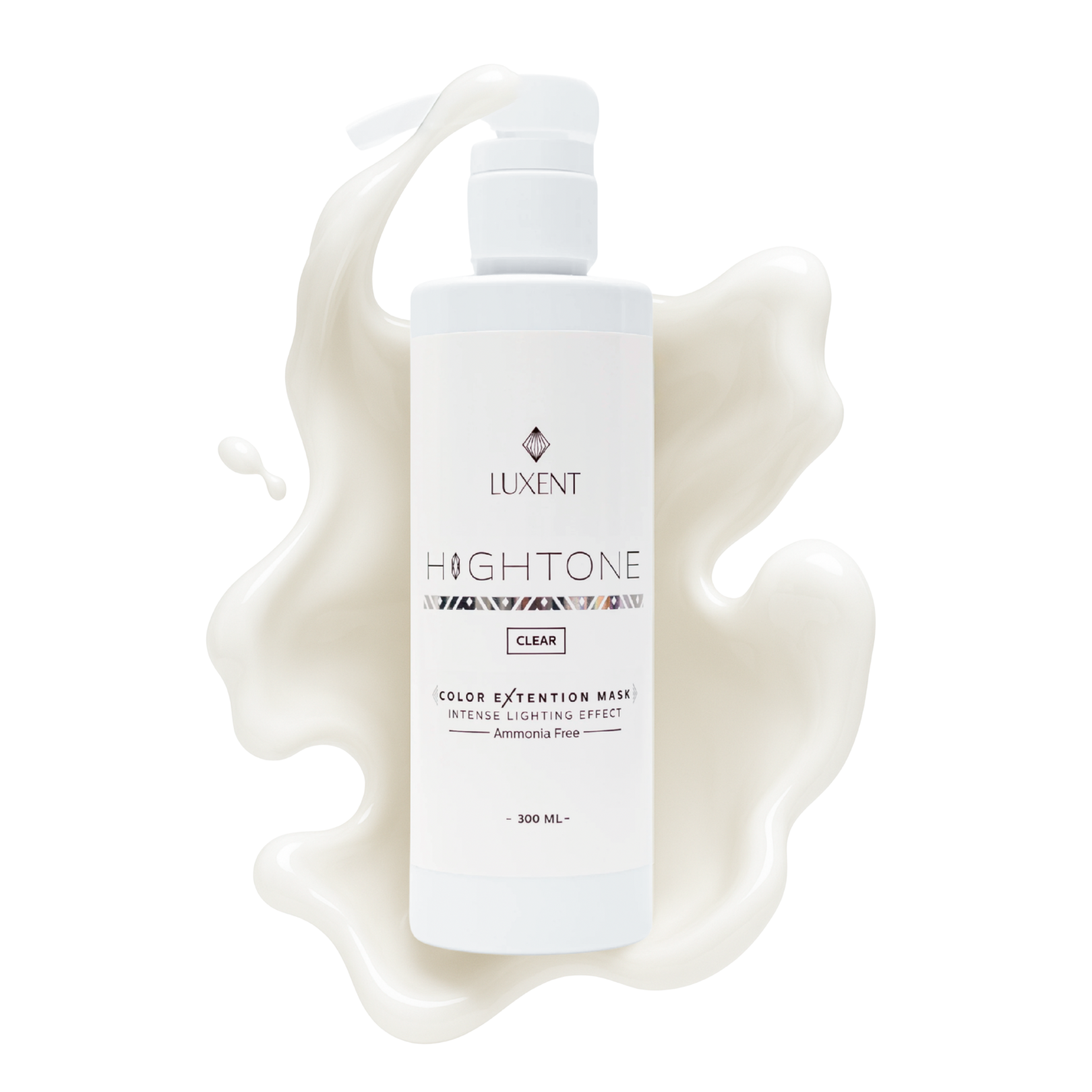 Mascarilla capilar Luxent Hightone Clear Color Extention Mask, efecto iluminador intenso - Luxent Professional