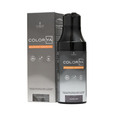 Tinte capilar Color YA Gris Plata para canas, caja y botella. Cubre canas en 5 minutos | L'xent Professional