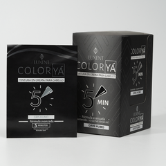 Tinte en crema para cabello ColorYA Gris Humo, sachet y caja. Fórmula avanzada | L'xent Professional