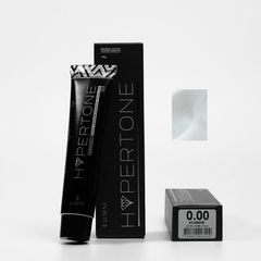 Tinte capilar profesional HyperTone 0.00 Aclarador en tubo y caja, con muestra de color. - Luxent Professional
