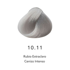 Muestra de coloración capilar 10.11 Rubio Extraclaro Cenizo Intenso para tintes profesionales - Luxent Professional