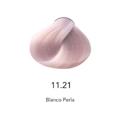 Muestra de color de tinte capilar profesional 11.21 Blanco Perla. - Luxent Professional