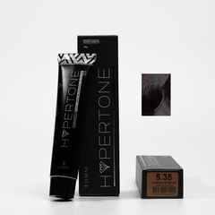 Tinte profesional Hypertone 5.35 Chocolate Oscuro. Coloración permanente para cabello - Luxent Professional