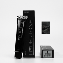 Tinte capilar permanente Hypertone Castaño Claro 5 de Luxent Professional, con muestra de col - Luxent Professional