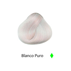 Muestra de color de tinte capilar Blanco Puro para resultados profesionales - Luxent Professional