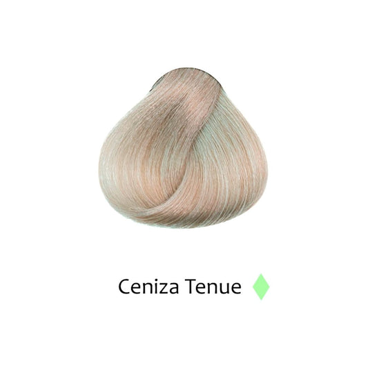 Muestra de color de tinte capilar Ceniza Tenue para cabello profesional. | L'xent Professional